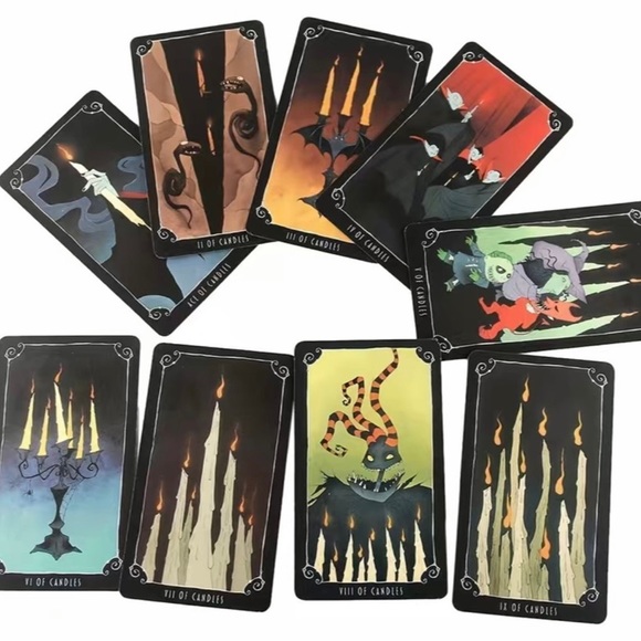 Nightmare Before Christmas Tarot card deck Disney factory sealed New - Picture 4 of 4